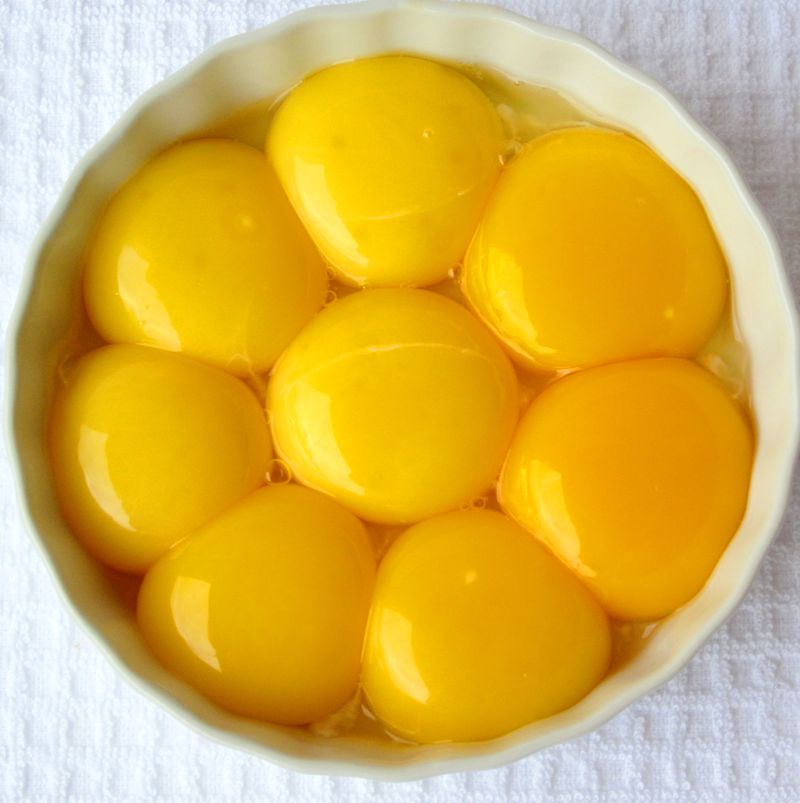 liquid egg yolk